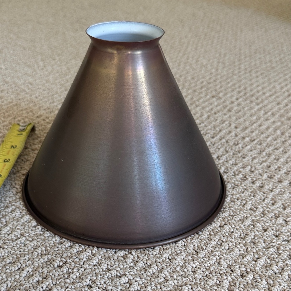 Metallic Cone Lampshade